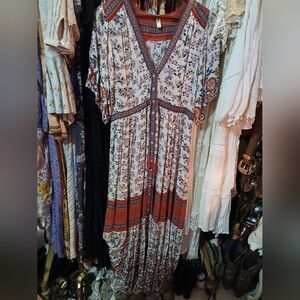 Spell Elle Gown In Rosewood